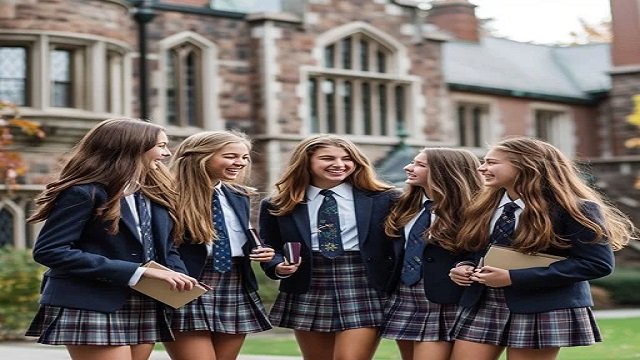 The impressive exterior of one of Harlow's leading secondary schools